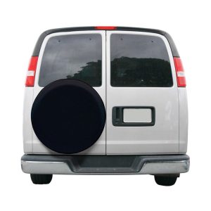 Classic Acc Spare Tire Cover, Fits 30 Inch to 33 Inch Diameter Tires, Plain, Black, Vinyl, All Weather Protection – 75387
