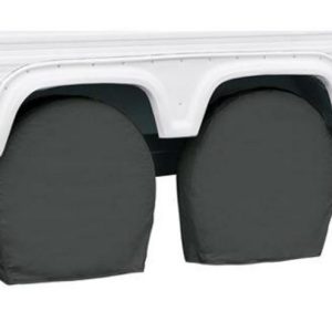 Classic Acc Tire Cover, Single Tire Cover, Fits 37 to 41 Inch Wheel Diameter/ 9.25 Inch Tire Width, Black, Vinyl, Pack of 2 – 80-241-190402-00