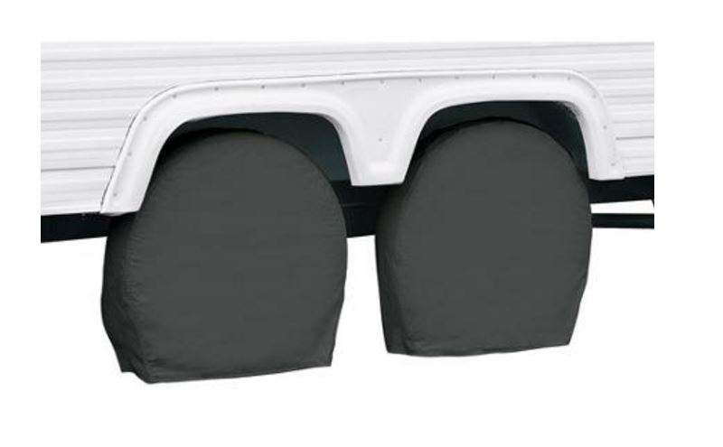 Classic Acc Tire Cover, Single Tire Cover, Fits 37 to 41 Inch Wheel Diameter/ 9.25 Inch Tire Width, Black, Vinyl, Pack of 2 – 80-241-190402-00