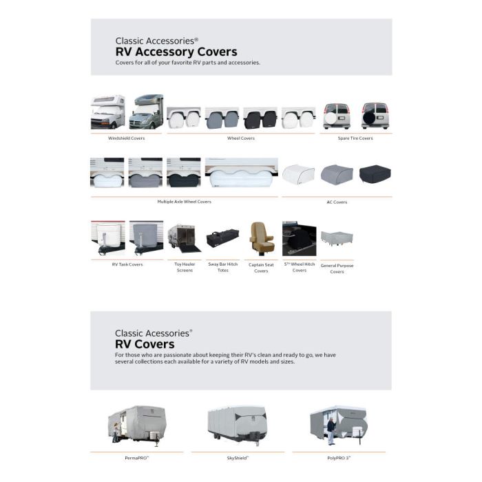 Classic Acc Air Conditioner Cover, Fits Coleman Mach 8, White – 80-251-212801-00