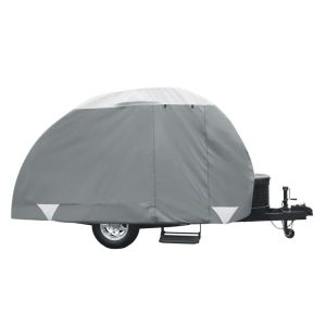 Classic Acc Micro Trailer Cover, Polypro ™ 3, For Receiver Hitch Trailer, Fits 8 Foot Length Trailer, 5 Foot Width Body – 80-296-143101-RT