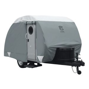 Classic Acc Micro Trailer Cover, Polypro ™ 3, For Receiver Hitch Trailer, Fits 8 Foot Length Trailer, 5 Foot Width Body – 80-296-143101-RT