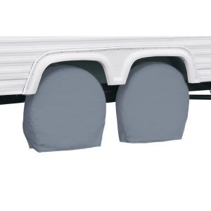 Classic Acc Tire Cover, Single Tire Cover, For 27 Inch to 30 Inch Wheel Diameter/ 8.75 Inch Tire Width, Slip on, Gray, Vinyl – 80-084-161001-00