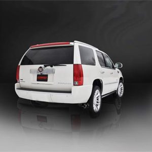 Corsa Exhst Exhaust Tail Pipe Tip, Pro Series, 3 Inch Inlet, Dual 4 Inch Outlet, Stainless Steel, Round, Rolled Edge, 16.625 Inch Length – 14031BLK