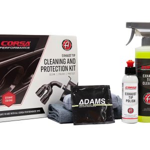 Corsa Exhst Exhaust Tail Pipe Tip Restoration Kit, Used to Clean and Polish Tail Pipe Tips – 14090