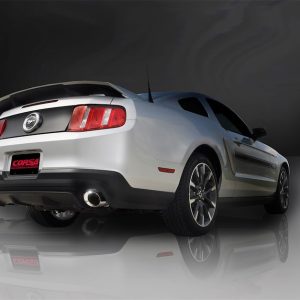 Corsa Exhst Exhaust System Kit, Xtreme Axle Back System, Stainless Steel, With Mufflers, 3 Inch Pipe Diameter, Dual Exhaust with Dual Exit – 14317