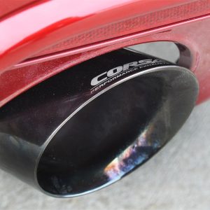 Corsa Exhst Exhaust System Kit, Xtreme Cat Back System, Stainless Steel, With Mufflers, 3 Inch Pipe Diameter, Dual Exhaust with Dual Exit – 14328BLK