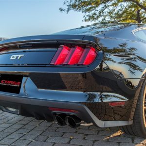 Corsa Exhst Exhaust System Kit, Xtreme Cat Back System, Stainless Steel, With Mufflers, 3 Inch Pipe Diameter, Dual Exhaust with Dual Exit – 14335BLK