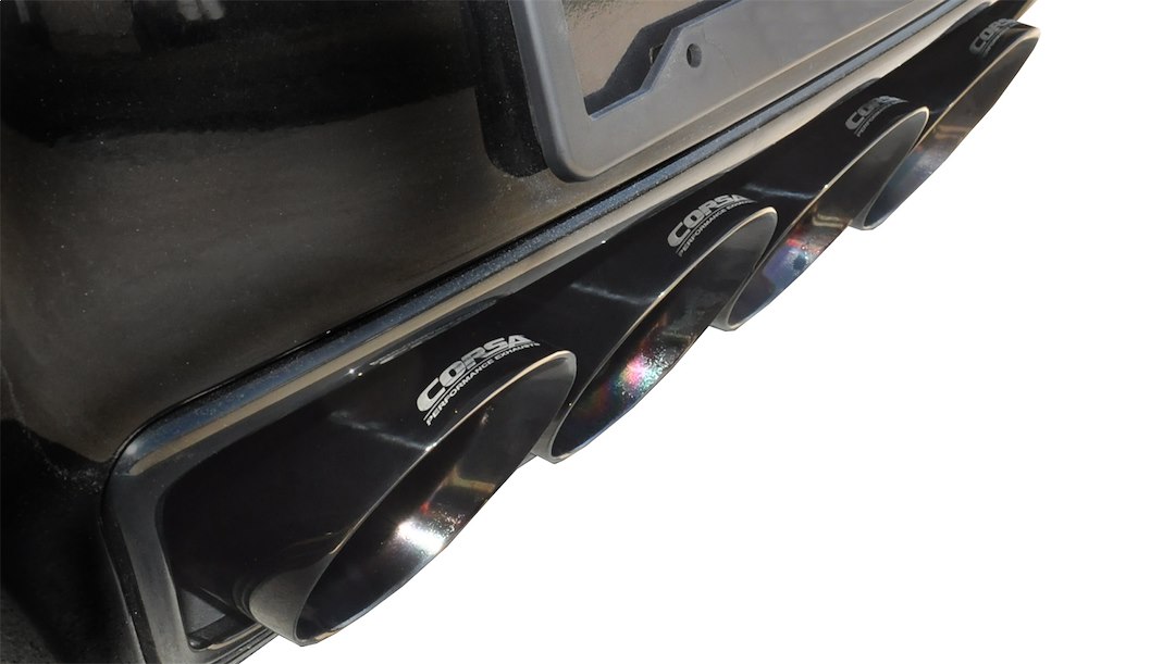 Corsa Exhst Exhaust System Kit, Xtreme Axle Back System, Stainless Steel, With Mufflers, 2-3/4 Inch Pipe Diameter – 14762BLK