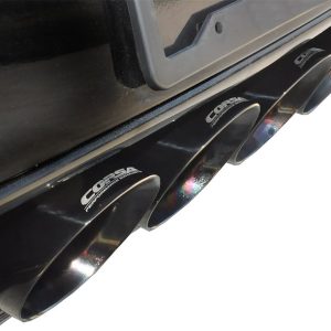 Corsa Exhst Exhaust System Kit, Sport Axle Back System, Stainless Steel, With Mufflers, 2-3/4 Inch Pipe Diameter – 14768BLK