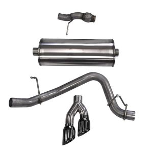 Corsa Exhst Exhaust System Kit, Exhaust System Kit Cat Back System, Stainless Steel, With Muffler, 3 Inch Pipe Diameter – 14859BLK
