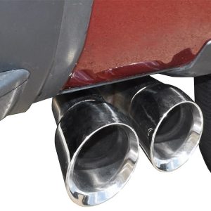 Corsa Exhst Exhaust System Kit, Sport Cat Back System, Stainless Steel, With Muffler, 3-1/2 Inch Pipe Diameter, Single Exhaust Dual Exit – 14866