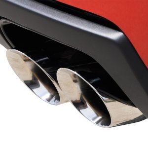 Corsa Exhst Exhaust System Kit, Sport Cat Back System, Stainless Steel, With Mufflers, 3 Inch Pipe Diameter, Dual Exhaust with Quad Exit – 14971
