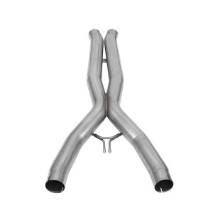 Corsa Exhst Exhaust Crossover Pipe, X-Pipe, 304 Stainless Steel, 3 Inch Diameter, Without Converters – 21078