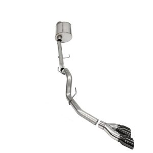 Corsa Exhst Exhaust System Kit, Sport Cat Back System, Stainless Steel, With Sport Sound Level Muffler, 3 Inch Pipe Diameter – 21154BLK