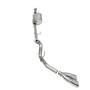 Corsa Exhst Exhaust System Kit, Sport Cat Back System, Stainless Steel, With Sport Sound Level Muffler, 3 Inch Pipe Diameter, Single Exhaust – 21157