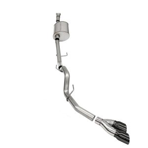 Corsa Exhst Exhaust System Kit, Sport Cat Back System, Stainless Steel, With Sport Sound Level Muffler, 3 Inch Pipe Diameter – 21157BLK