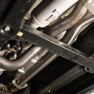 Corsa Exhst Exhaust System Kit, Muffler Delete Sound Level Cat-Back System, 304 Stainless Steel, Without Mufflers, 3 Inch Pipe Diameter – 21190