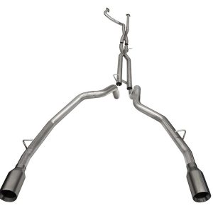 Corsa Exhst Exhaust System Kit, Muffler Delete Sound Level Cat-Back System, 304 Stainless Steel, Without Mufflers, 3 Inch Pipe Diameter – 21190GNM