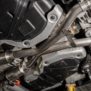 Corsa Exhst Exhaust System Kit, Sport Cat Back System, Stainless Steel, With Mufflers, 2-3/4 Inch Pipe Diameter, Dual Exhaust with Dual Exit – 21195