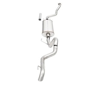 Corsa Exhst Exhaust System Kit, Sport Cat Back System, 304 Stainless Steel, With Muffler, 3 Inch Pipe Diameter – 21307