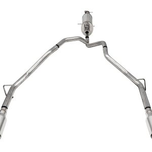 Corsa Exhst Exhaust System Kit, Sport Cat Back System, 304 Stainless Steel, With Muffler, 3 Inch Pipe Diameter, Single Exhaust with Dual Exit – 21309