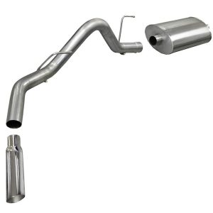 Corsa Exhst Exhaust System Kit, Sport Cat Back System, Stainless Steel, With Muffler, 3 Inch Pipe Diameter, Single Exhaust with Single Exit – 24392