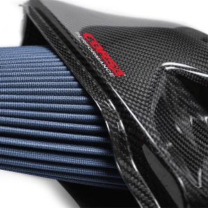 Corsa Exhst Cold Air Intake, Maxflow, Carbon Fiber Intake Tube, Blue Filter – 44001