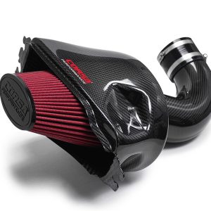 Corsa Exhst Cold Air Intake, Drytech, Carbon Fiber Intake Tube, Red Filter – 44001D