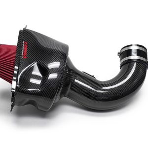Corsa Exhst Cold Air Intake, Drytech, Carbon Fiber Intake Tube, Red Filter – 44001D