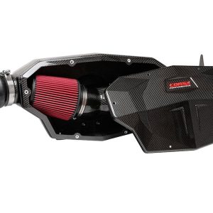 Corsa Exhst Cold Air Intake, Drytech, Carbon Fiber Intake Tube, Drytech Filter, With Closed Box – 44003D
