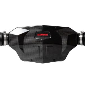 Corsa Exhst Cold Air Intake, Drytech, Carbon Fiber Intake Tube, Drytech Filter, With Closed Box – 44003D