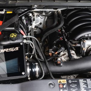 Corsa Exhst Cold Air Intake, Black Polyethylene Tube, Maxflow 5 Oiled Blue Filter, With Closed Box, Carb E.o. Number D-803-1 – 45554