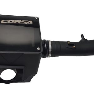 Corsa Exhst Cold Air Intake, Black Polyethylene Tube, Maxflow 5 Oiled Blue Filter, With Closed Box, Carb E.o. Number D-803-1 – 45554