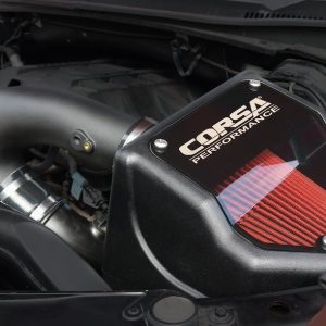 Corsa Exhst Cold Air Intake, Drytech 3D, Carbon Fiber Intake Tube, Drytech 3D Filter, With Closed Box – 49627D