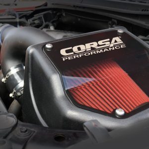 Corsa Exhst Cold Air Intake, Drytech 3D, Carbon Fiber Intake Tube, Drytech 3D Filter, With Closed Box – 49627D