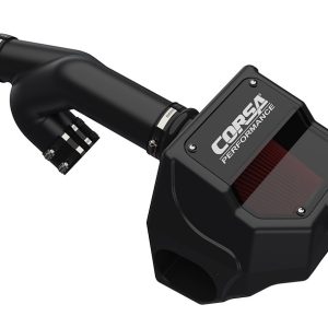 Corsa Exhst Cold Air Intake, Drytech 3D, Carbon Fiber Intake Tube, Drytech 3D Filter, With Closed Box – 49627D