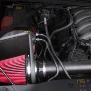 Corsa Exhst Cold Air Intake, Apex Dryflow, Black Tube, Red Dryflow Filter, With Air Box – 615853-D