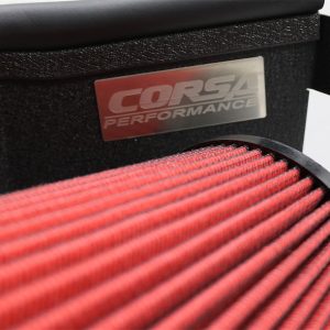 Corsa Exhst Cold Air Intake, Black Tube, Red Dryflow Filter, With Metal Air Box – 616857-D