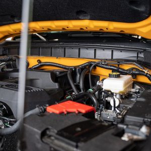 Corsa Exhst Catch Can, For Storing Excess Oil, 3 Ounce Capacity, Black, Aluminum, With Brackets/ Hoses – CC0018