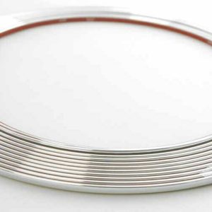 Cowles Side Molding, Universal, Custom, Chrome Plated, PVC Plastic, 1/4 Inch Width X 20 Foot Length, 1 Piece – S37740