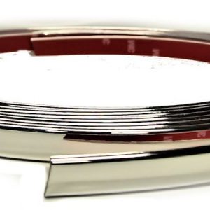 Cowles Fender Trim, Universal Wheel Well, Dish, Chrome Plated, PVC Plastic, 5/8 Inch Width X 18 Feet Length – T3705C