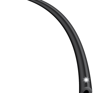 Cowles Door Edge Guard Set, Single, 18 Foot Length X 3/8 Inch Width, Black, PVC Plastic – T5602