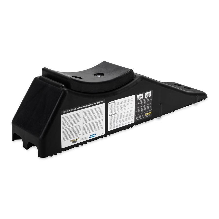 Camco Trailer Tire Change Ramp, Trailer Aid ™ Plus, Use with Tandem Axle Trailers to Change a Flat Tire, 5-1/2 Inch Lift Height – 24