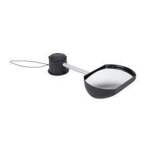 Camco Exterior Towing Mirror, Suction Mount Extension Arm, Single 5-1/2 Inch Mirror with Extension Arm, Passenger Side Convex – 25668