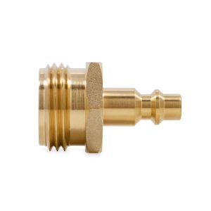 Camco Water System Blow Out Plug, Quick Connect Fitting, Brass – 36143