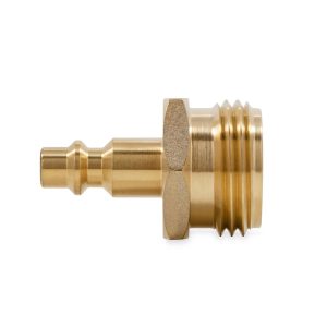 Camco Water System Blow Out Plug, Quick Connect Fitting, Brass – 36143