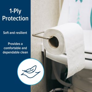 Camco Toilet Tissue, Tst ™, 1 Ply, 4 Roll Pack, 280 Sheets Per Roll – 40276
