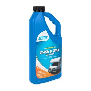 Camco Car Wash, Liquid, With Wax, 32 Ounce, With English Language Packaging – 40493