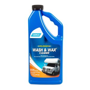 Camco Car Wash, Liquid, With Wax, 32 Ounce, With English Language Packaging – 40493